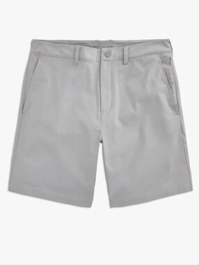 MACK WELDON CHINO SHORTS FLAT FRONT MAVERICK TECH 7 " GRAY SIZE 36
